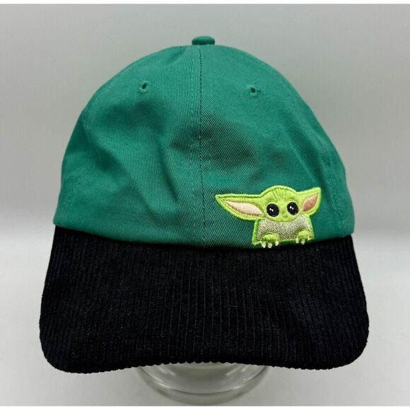 Star Wars Mandalorian Grogu Baby Yoda Adjustable Strap Back Baseball Cap Hat - Picture 1 of 7
